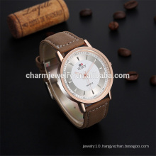 Latest Fashion Vintage Simple Quartz Leather Strap Wrist Watch SOXY012